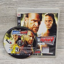 WWE SmackDown vs. Raw 2009 PS3 Video Game Featuring ECW Wrestling Tested Working