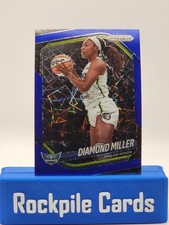 2025 Panini Prizm WNBA - Diamond Miller #27 Blue Velocity Prizm