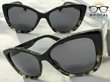 Classic Vintage Retro Cat Eye Style BIFOCAL READING SUN GLASSES READERS 1.25