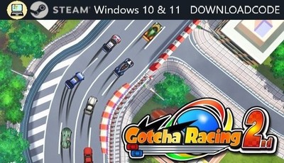 NEU PC Computer Spiel Gotcha Racing 2nd für Windows 10 11 STEAM Downloadcode Key