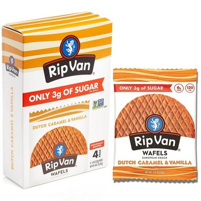 Rip Vanilla Wafels/Wafel Dutch Caramel Vanilla 4.64 oz(Pack of 2) EXP:02/04/2026
