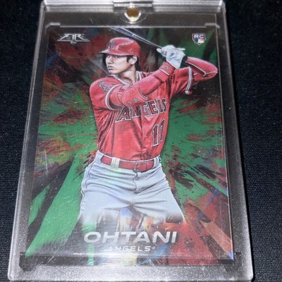 2018 Topps Fire - Shohei Ohtani #150 Green /199 (RC)