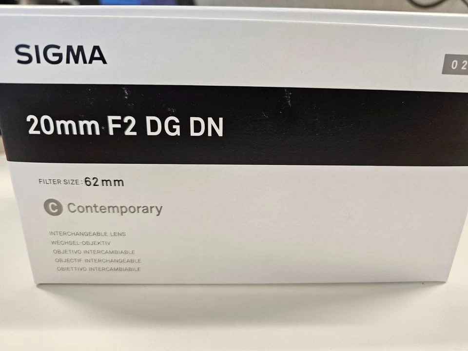 Sigma 20mm F2 DG DN Contemporary Lens - Image 2 of 4