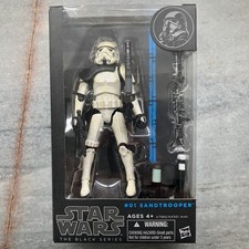 Star Wars Black Series 6  Blue Line  01 Imperial Sandtrooper In Collector Case