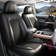 For Chevy Silverado Seat Covers 2007-2026 5 seat covers full set 053 Black
