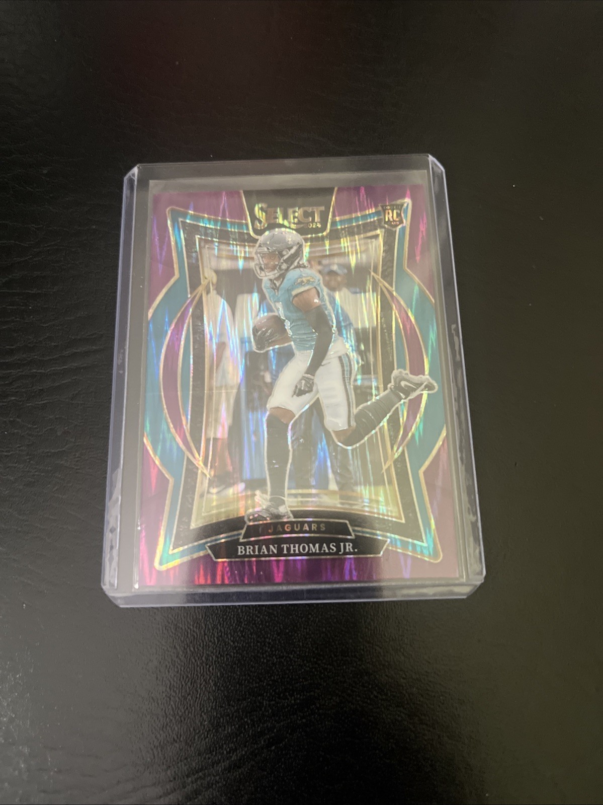 2024 Panini Select Brian Thomas Jr Purple Shock Concourse Prizm /360 RC #91