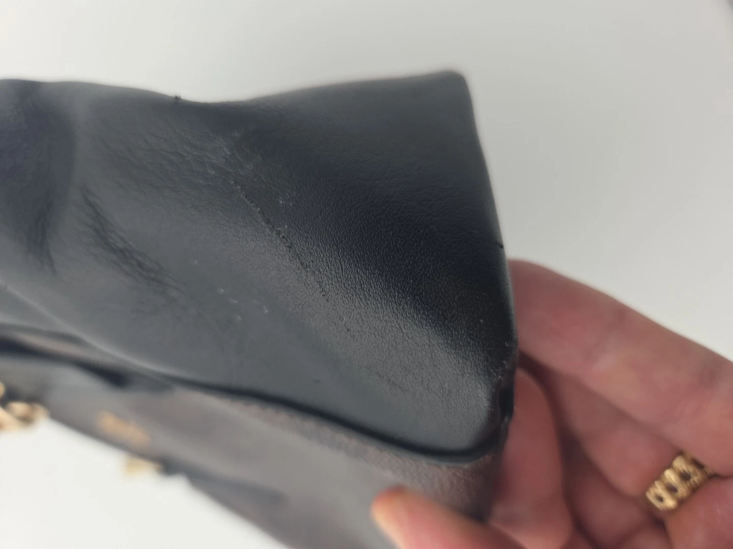 Borsa Coach Signature Christie Carryall BRN BLK tracolla in pelle F58290