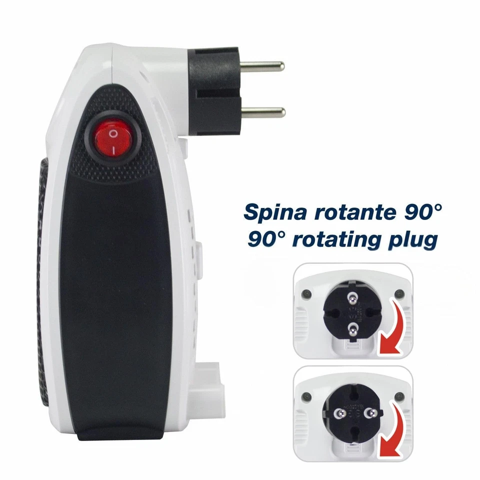 BEPER P203TER350 Mini Termoventilatore Ceramico Mini Stufetta Elettrica - Immagine 3 di 4