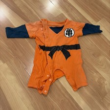 Dragon Ball Baby Goku Costume Romper 0-6M Orange Cosplay 60-70cm A011