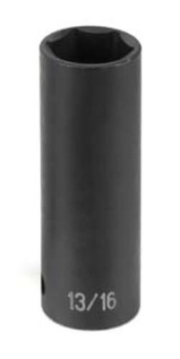 Grey Pneumatic 2026DT 1/2'' Drive X 13/16'' Extra-thin Wall Deep Socket