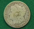 1879-CC Carson City circulated U.S. Morgan  Silver  Dollar from storied Mint