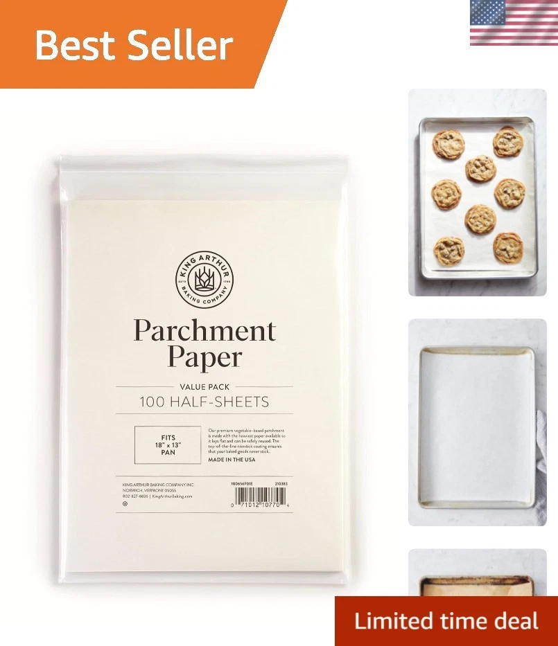 Flour Precut Baking Parchment Paper, Heavy Duty, Professional Grade, Nonstick...
Opens in a new wind