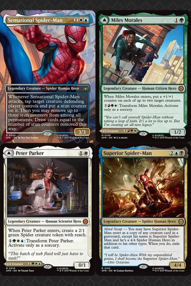 Cosmic Spider-Man Commander Deck Spiders Hero Magic MTG Magic EDH Ready-to-Play - Image 2 of 4