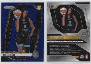 2024 Panini Prizm WNBA Blue Velocity Prizm Angel Reese #147 Rookie RC