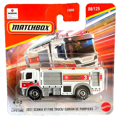 Matchbox 2021 Scania XT Fire Truck Feuerwehr 8/125 2026 1:64 Modellauto LKW Kids