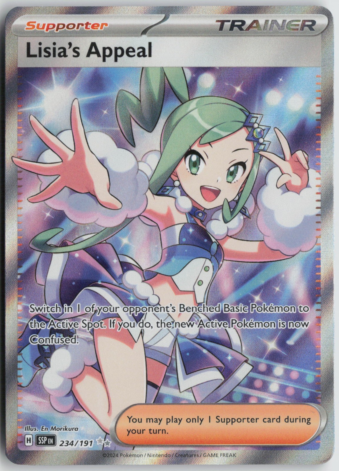 Lisia's Appeal Ultra Rare Holo SV08: Surging Sparks 234/191 NM
