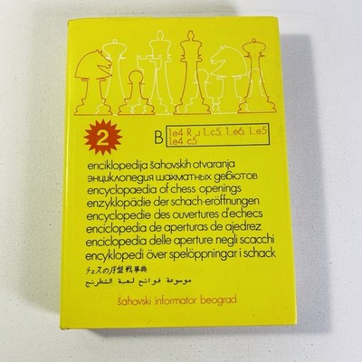 Encyclopedia of Chess Openings B II (Vol. 2) Hardcover