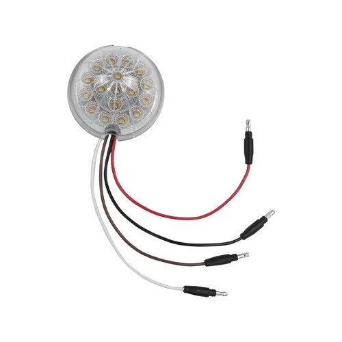 1Pair LED Watermelon Light Amber / White RV Truck Fender Side Marker Turn Brake - Foto 7 di 9