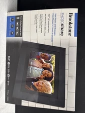 Brookstone PhotoShare Friends and Family Smart Digital Picture Frame 10.1” Black