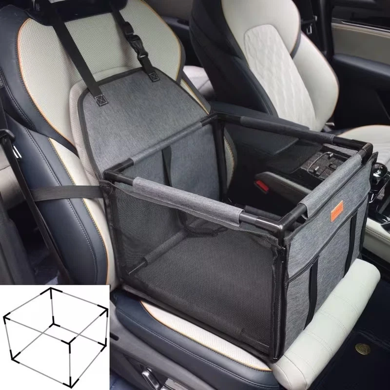 Foldable Pet Car Seat Travel Carrier Small Dogs