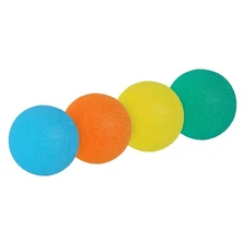 4 Pcs Hand Exercise Balls Squeeze Balls Stress Ball Blue/Orange/Yellow/Green