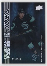 2021-22 Upper Deck SPX - Kole Lind Black Obsidian Rookies 315/349 - Kraken