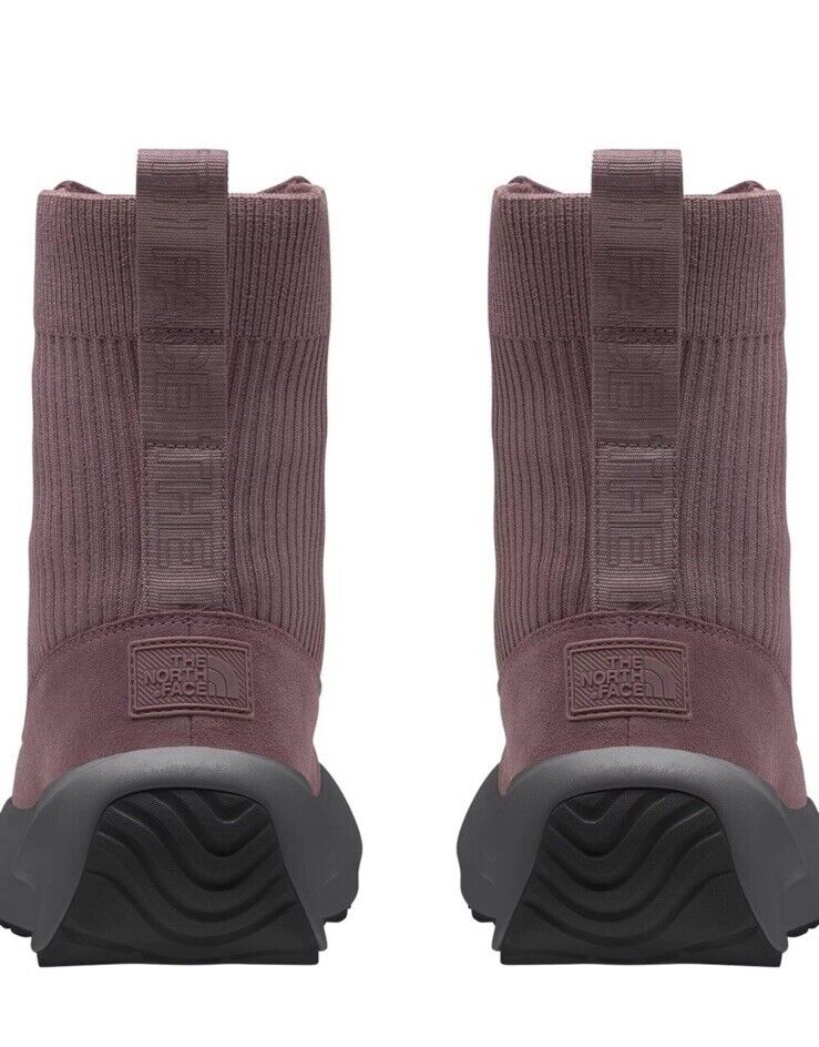 The North Face Halseigh Knit Winter Boots フォーングレー The North Face Halseigh Knit Winter Fawn Gray Snow Boots