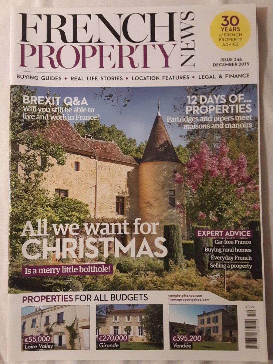 French Property News 346 Dec 2019 FREE SHIPPING location NEW buying guide  France