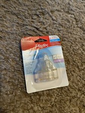 Playtex VentAire Standard Silicone Nipples 2 Pk Stage 1 0-3 M Slow Flow NEW