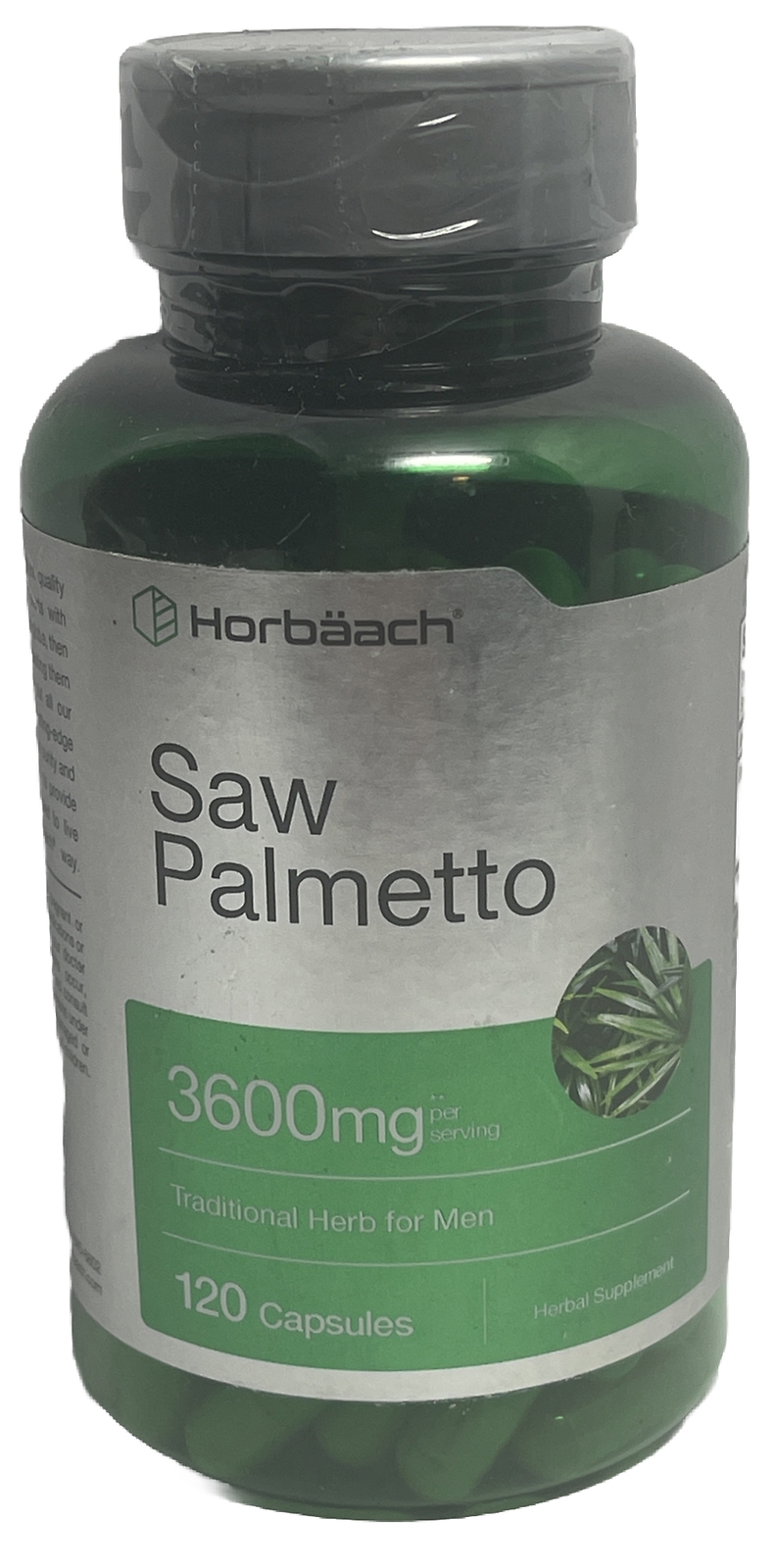 Saw Palmetto Extract 3600mg 120 Capsules Prostate Supplement by