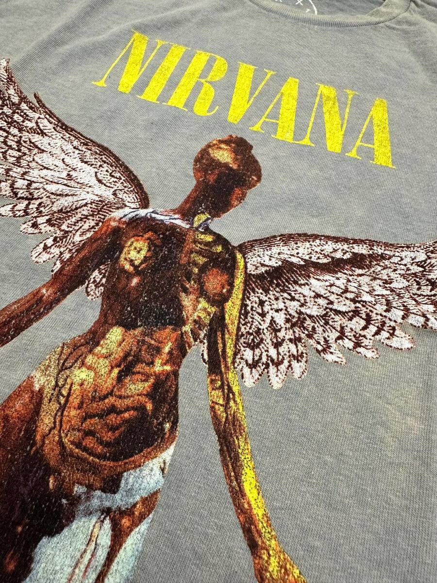 Nirvana Official Merchdise Utero Angel Distressed Vintage Nirvana Official Merchdise Utero Angel Distressed Vintage