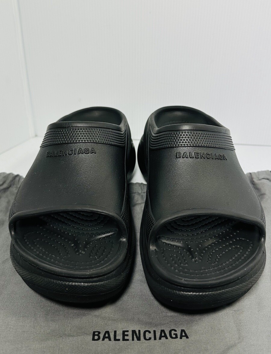Balenciaga X Crocs Rubber Slide Sandals Men\'s 40 Balenciaga X Crocs Rubber Slide Sandals Men main image 4
