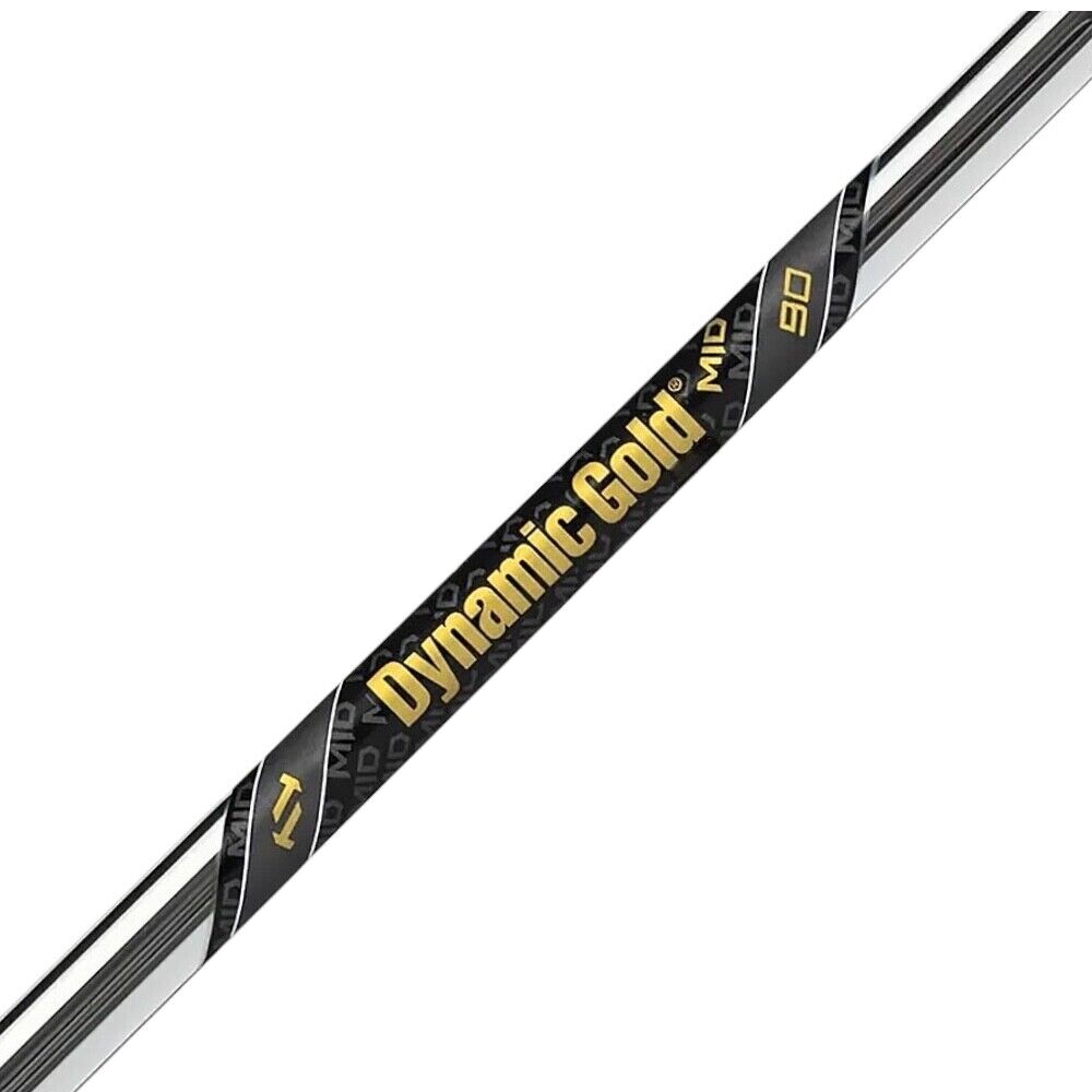 Set of 7 True Temper Dynamic Gold Mid 90 Iron Shafts Steel R300