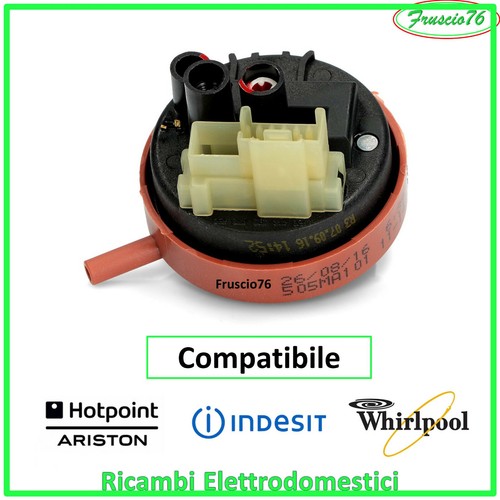 PRESSOSTATO Cod. 160019326.00 PER LAVATRICE INDESIT WI 600 Usato - Foto 9