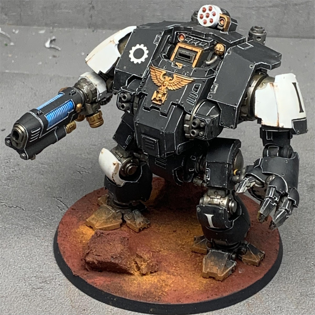 Warhammer 40K Primaris Redemptor Dreadnought Painted Space