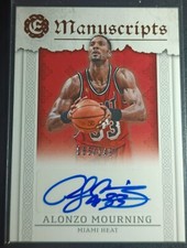 2016-17 Panini Excalibur - Manuscripts Alonzo Mourning #M-AM /149