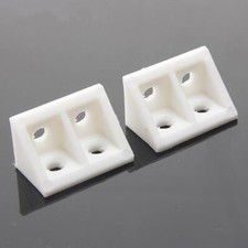 Brace Bracket Nylon Plastic Corner Brackets White Corner Cabinet 10x Connector