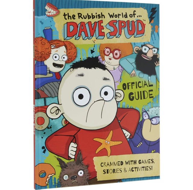 Rubbish World of Dave Spud Official Guide Children Book Hardback by
