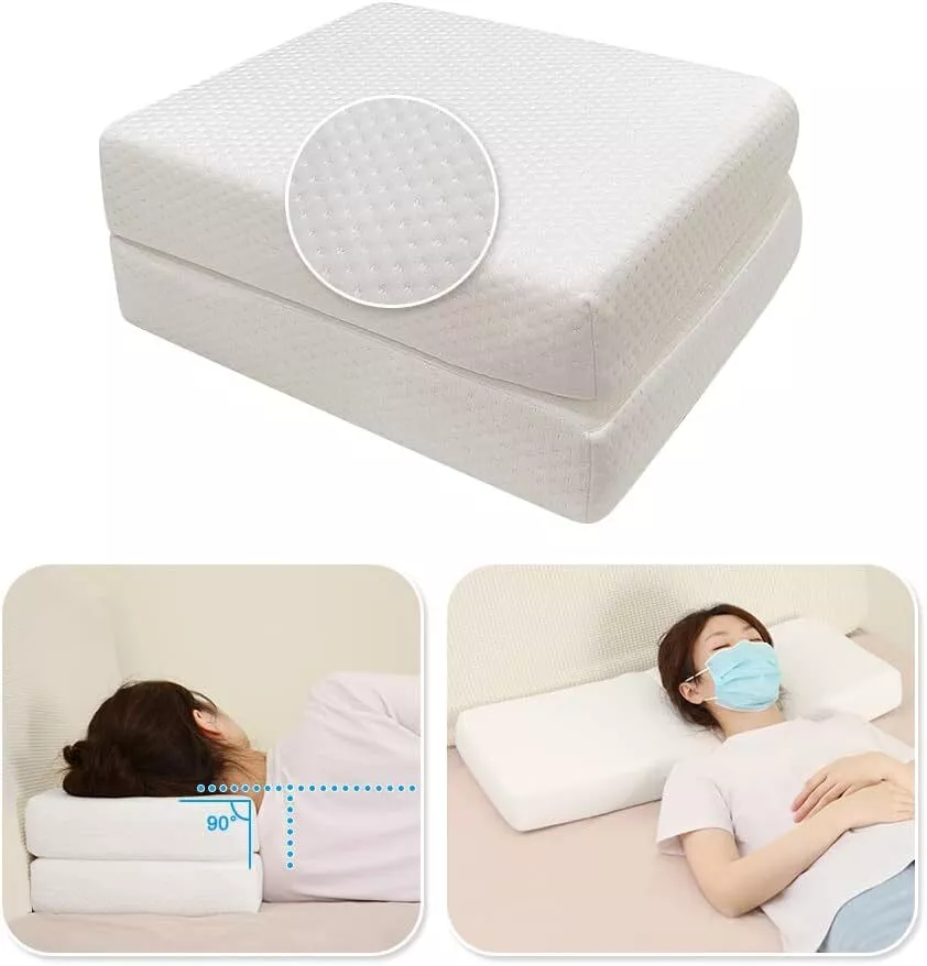 Square Side Sleeper Pillow - Pain Free Sleep | Thin - 4 inch | Pillow Cube