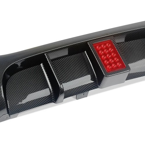 Per BMW Serie 3 E92 E93 M Sport Sdoppiatore Diffusore Valvola Fibra di Carbonio con LED - Foto 5 di 10