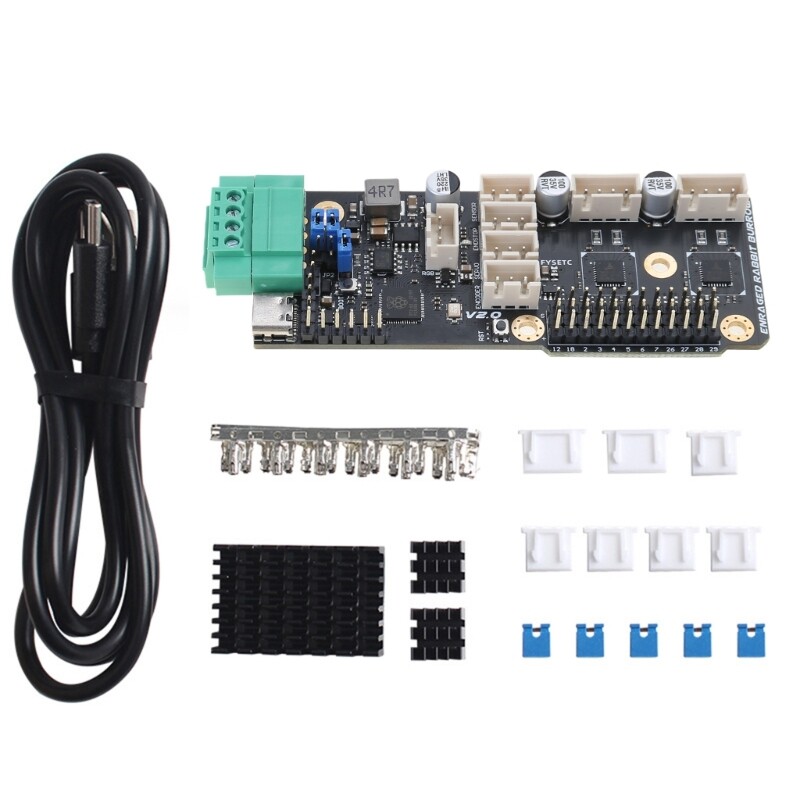ERB V2.0 Motherboard Onboard TMC2209 Driver with CANBUS Interfaces