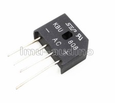 5PCS KBU808 SIP 4 KBU 808 8A 800V Bridge Grinder KBU808