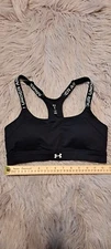 Under Armour Women's Activewear Sports Bra  Black Sz MD MM W/removable pads