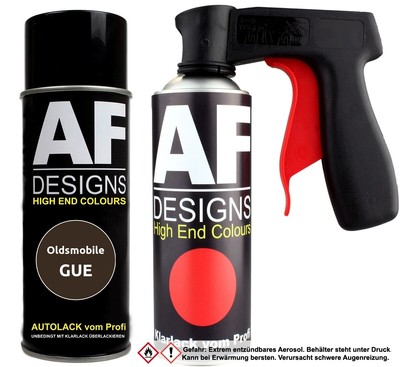 Spraydose Griff für Oldsmobile GUE Smoke Eye Grey Metallic Klarlack Handgriff