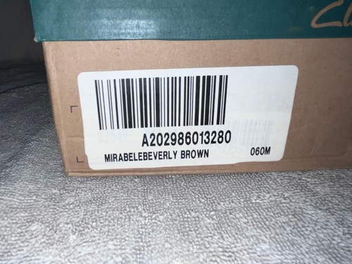 NIB/ Clark's Bendables leather lizard embossed loafers- brown size 6 - Picture 5 of 6