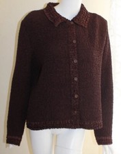 Carole Little Sz L Absolute Funky Textural Popcorn Grid Jacket Art-to-Wear Piece