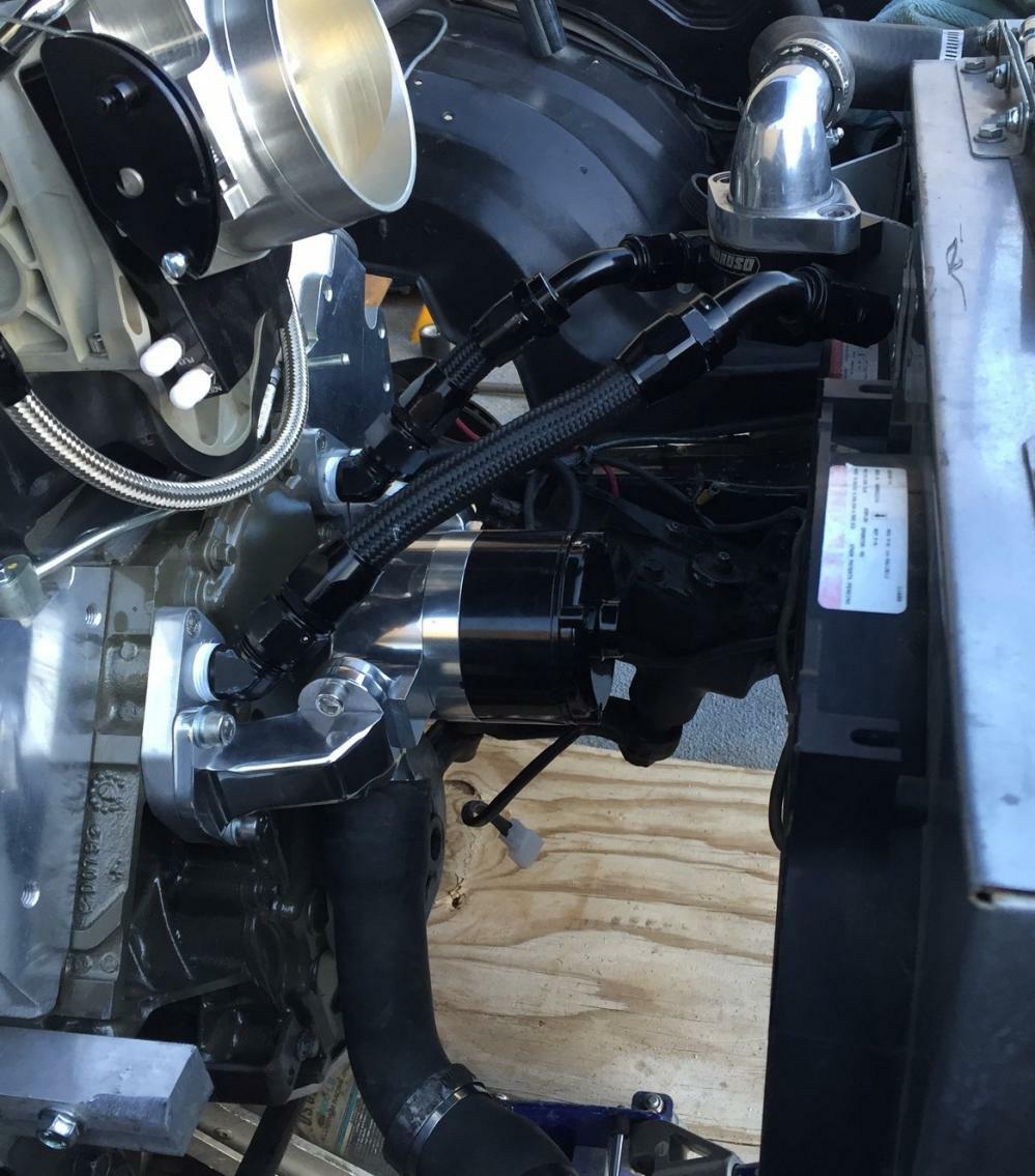 ICT Billet LS Electric Water Pump Adapter Plate (Converts BBC to LS1