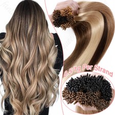 Micro Ring Bead I Tip STICK Tip 100 Remy Russian Human Hair Extensions 150G US