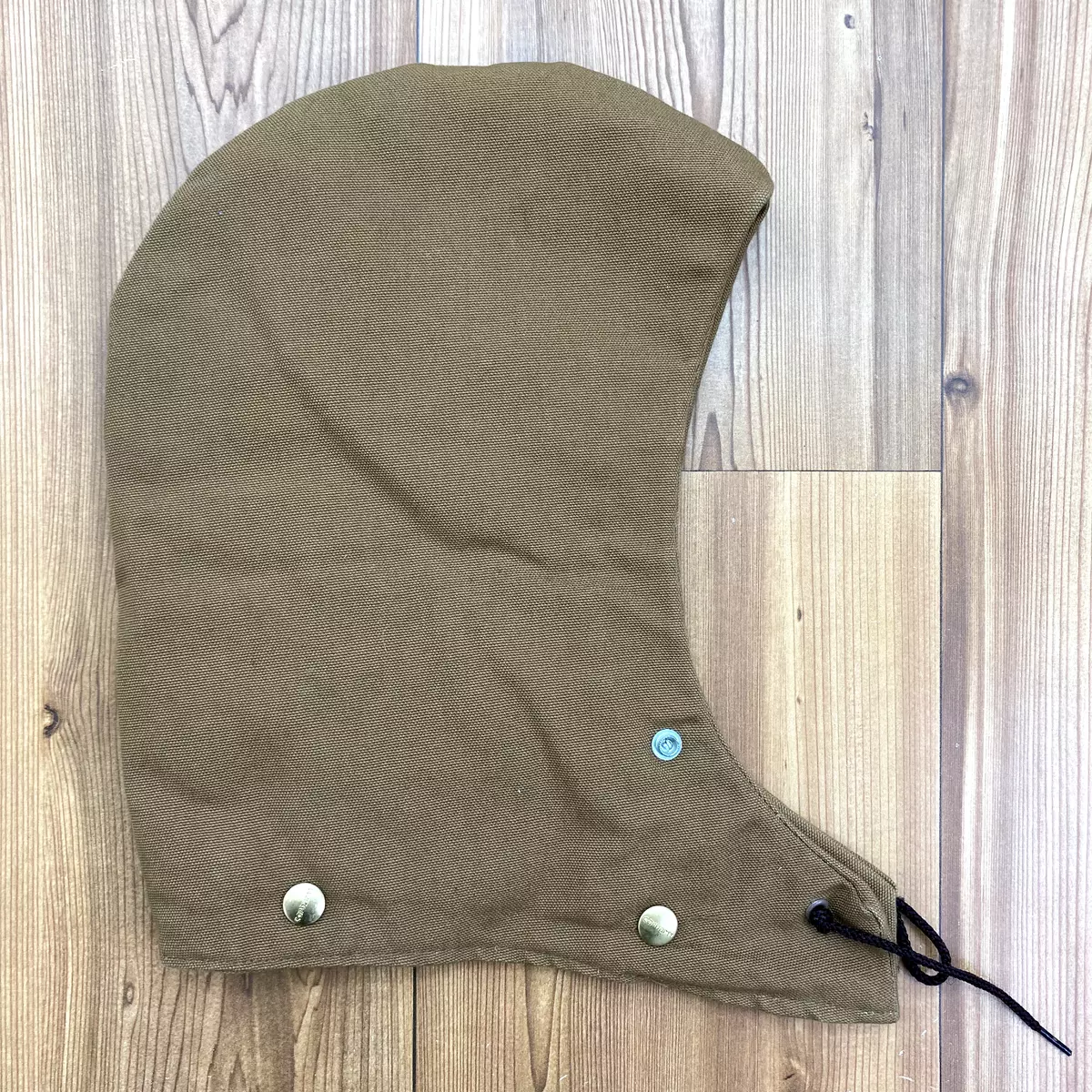 Vintage Carhartt Brown Duck Canvas Snap On Hood Adult OSFA