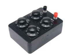 0-9999 Ohm Simple Resistance Box Precision Variable Decade Resistor Teaching